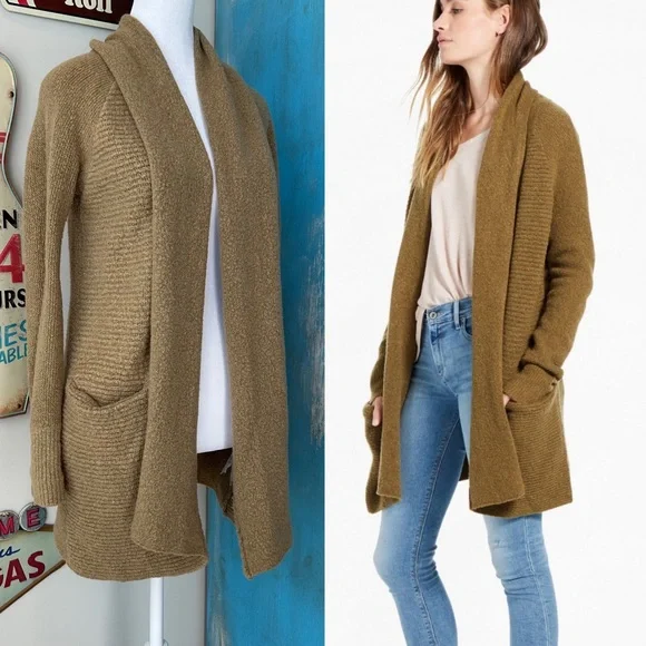 Lucky Brand Liza Wool Blend Cardigan - Picture 1 of 9